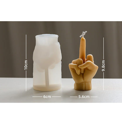 Middle Finger Scented Candle DIY Mold