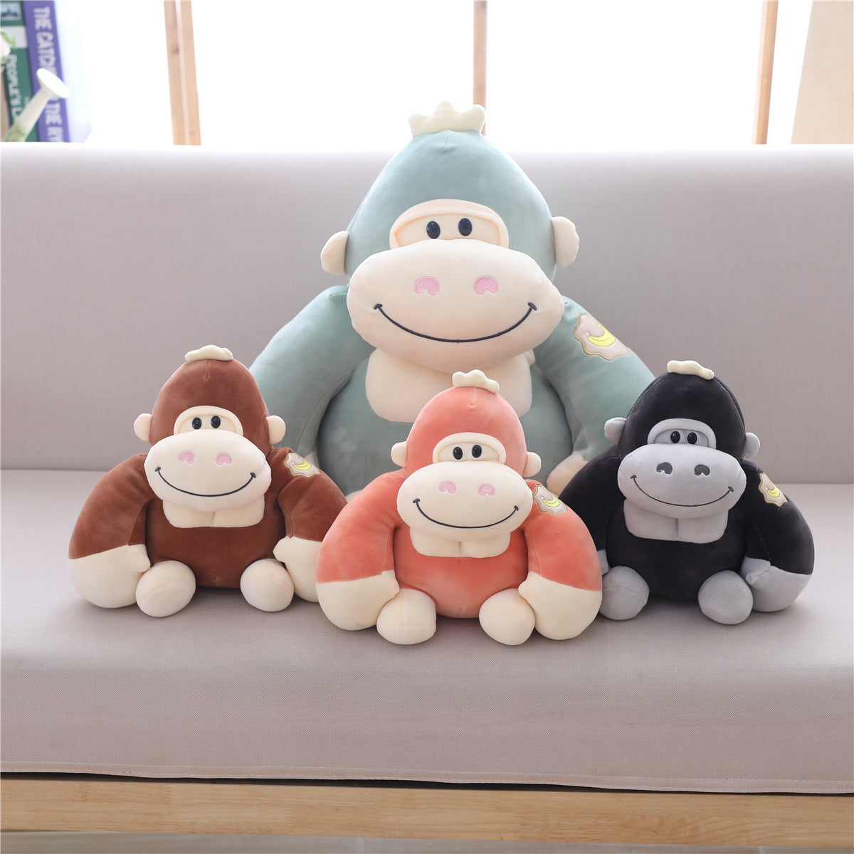 Soft Down Cotton King Kong Gorilla Plush Toys Doll