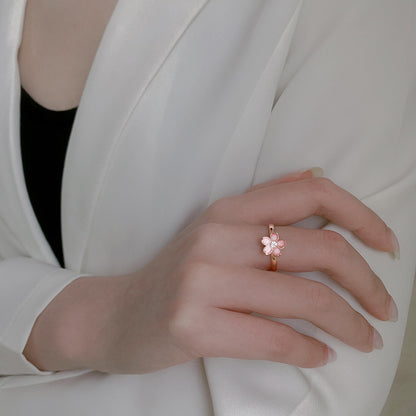 Cherry Blossom Rotatable Ring, Sweet Rings