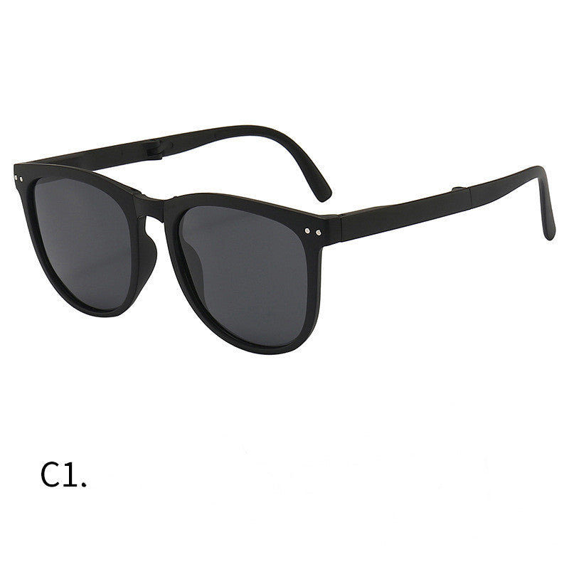 Foldable Sunglasses For Women TR Polarized Folding Sun Glasses