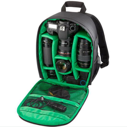 Câmera digital SLR Bolsa Mochila portátil à prova d'água de grande capacidade