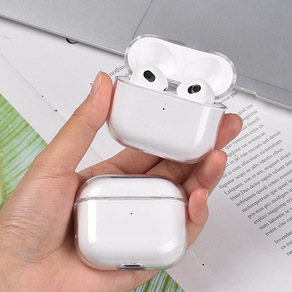 Transparent Case For Airpods 2 3 Pro 1 Case PC Clear Earphone Cover For Air Pods Pro 2 3 1