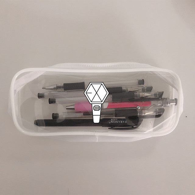 Cheer Around Transparent Student Pencil Case