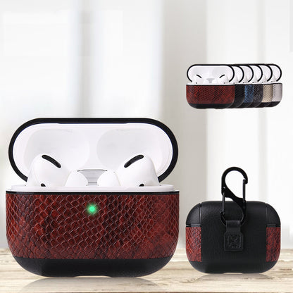 Funda de cuero para auriculares Airpods Pro