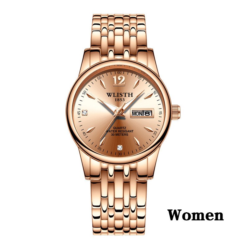 Women Watch Rose Gold Stainless Steel, Ladies Wristwatch