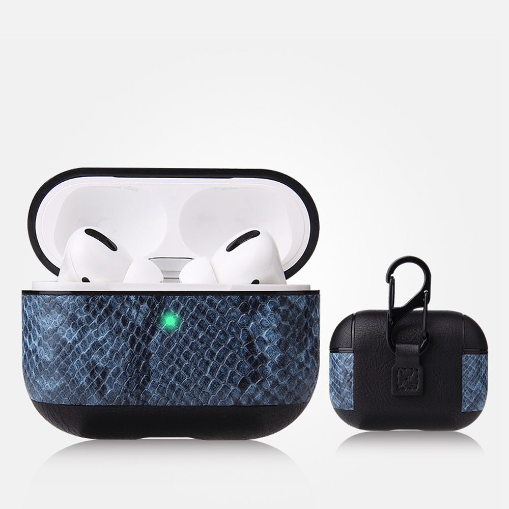 Funda de cuero para auriculares Airpods Pro