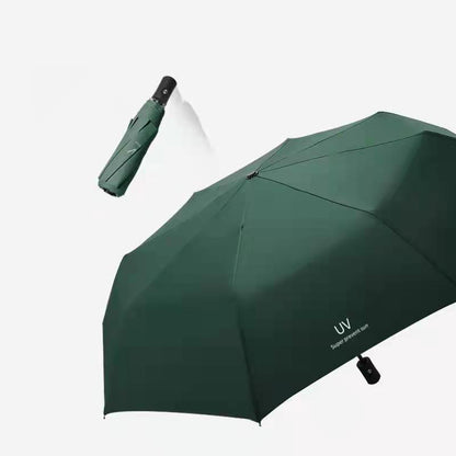 Protetor solar exterior plástico preto que dobra o guarda-chuva automático