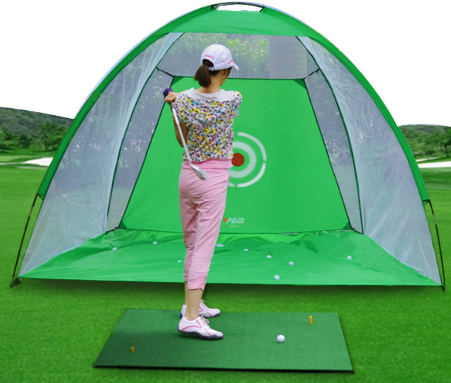 Tenda de rede para prática de golfe, gaiola para bater, jardim, pastagem, equipamento de treinamento de golfe, malha ao ar livre