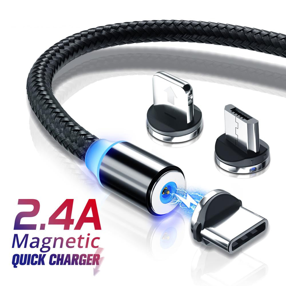 Cable USB magnético USB de carga rápida