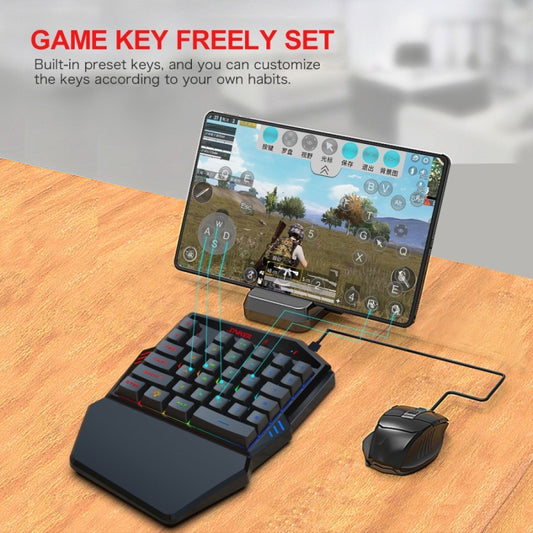 Conjunto de teclado para jogos trono um mouse