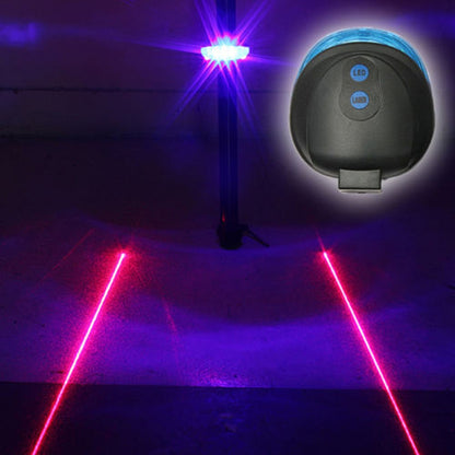 Luz Traseira de Bicicleta (5LED+2Laser)