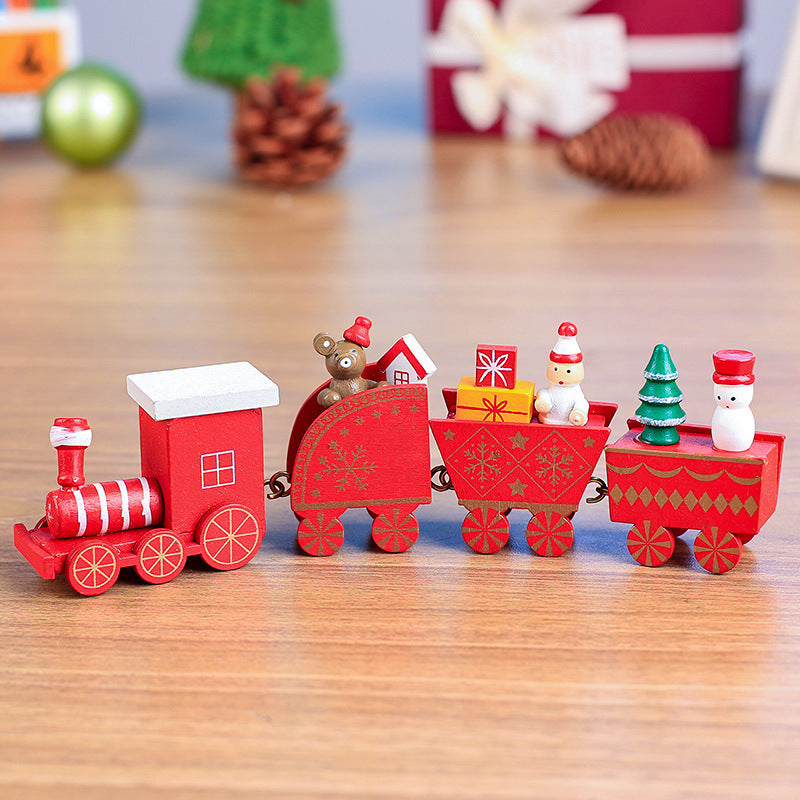 Mini Wood Train Toys