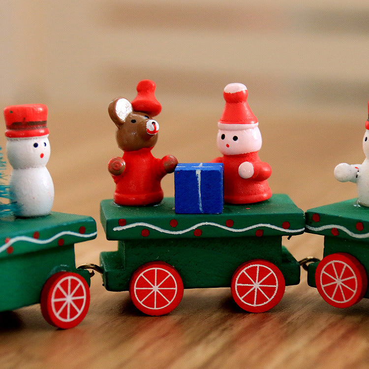 Mini Wood Train Toys