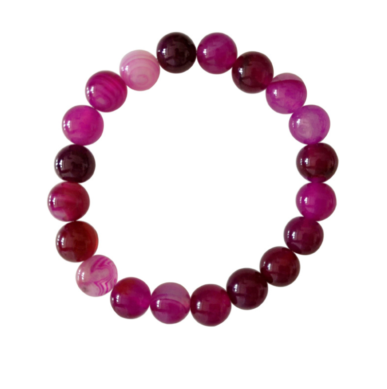 New creative garnet grape stone bracelet woven bracelet natural stone bracelet