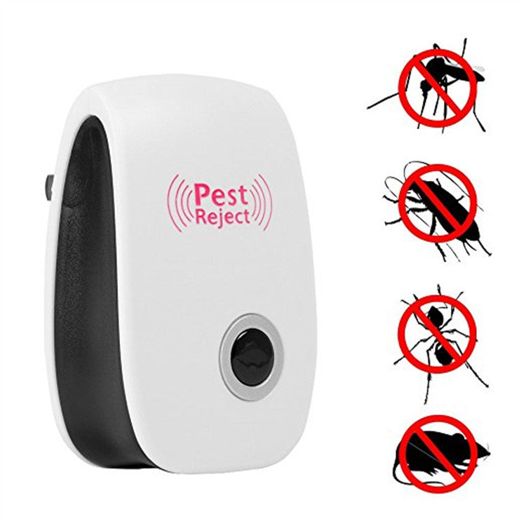 Eletrônico ultrassônico saudável recarregável anti mosquito inseto pragas rejeitar repelente de mouse prático casa plug