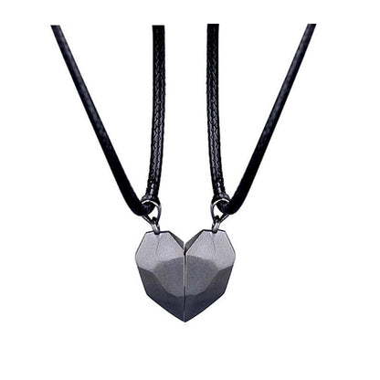 Creative Magnet Necklace Love Heart Couple