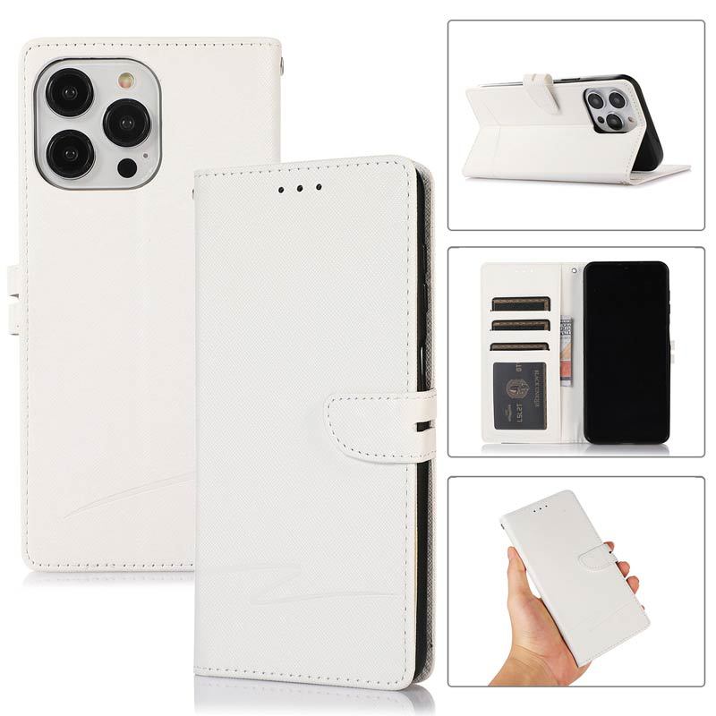 Cross Pattern Card PU Leather Case Multi-function Flip Phone Case