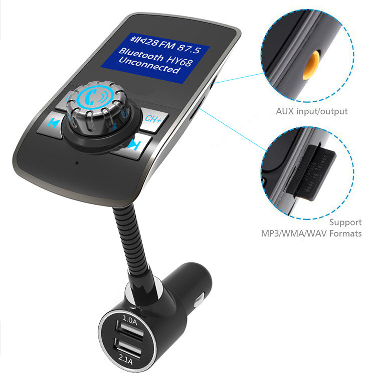 Coche Bluetooth Mp3 Transmisor FM para coche Tarjeta de reproductor Mp3 Bluetooth para coche