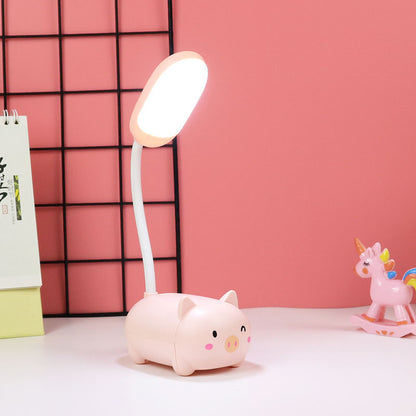 LED Cartoon Cute Pet Mangueira Night Light Dobrável Carregamento USB