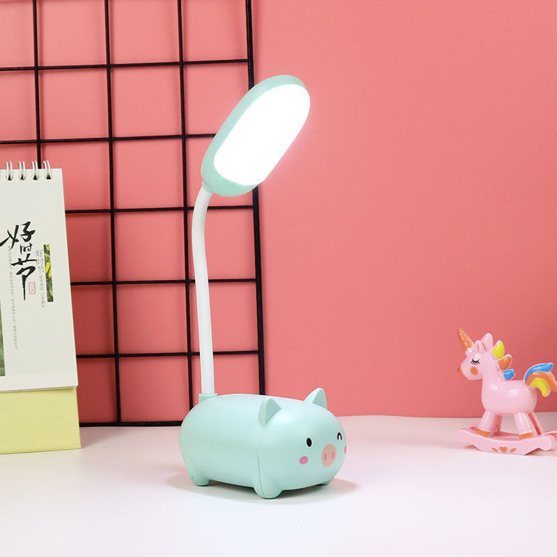 LED Cartoon Cute Pet Mangueira Night Light Dobrável Carregamento USB