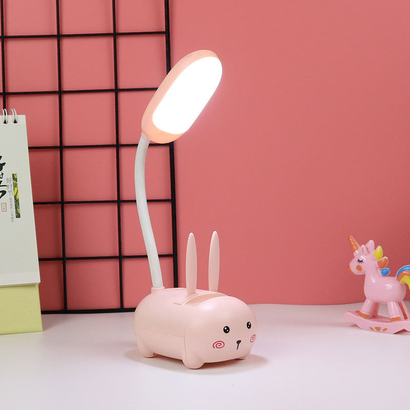 LED Cartoon Cute Pet Mangueira Night Light Dobrável Carregamento USB