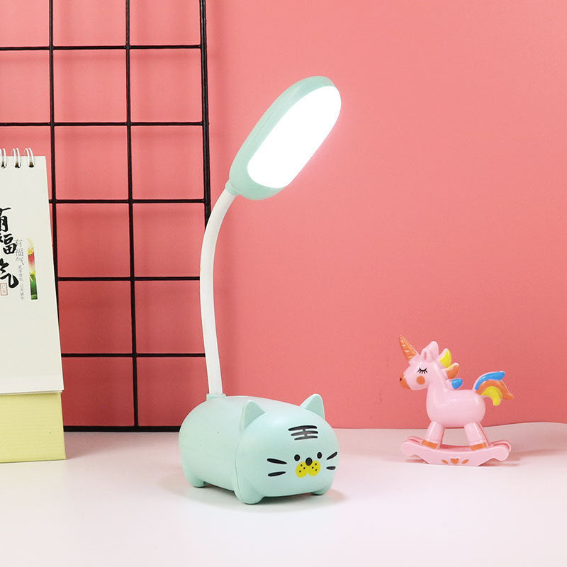 LED Cartoon Cute Pet Mangueira Night Light Dobrável Carregamento USB