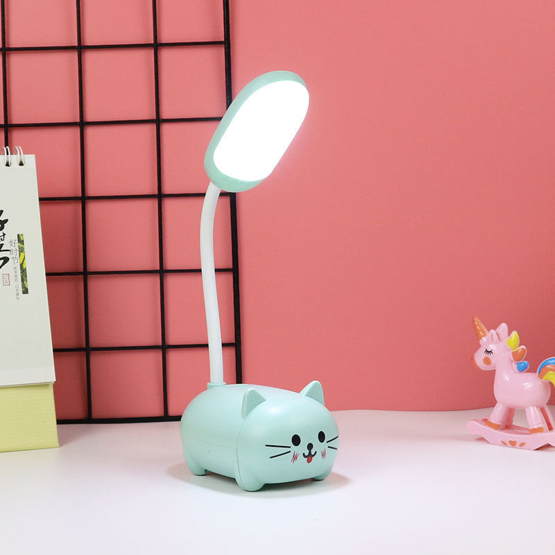 LED de dibujos animados lindo mascota manguera luz nocturna plegable carga USB