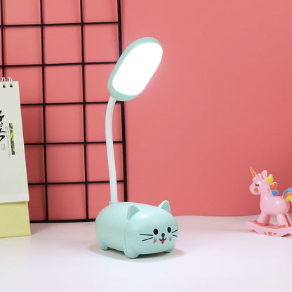 LED Cartoon Cute Pet Mangueira Night Light Dobrável Carregamento USB