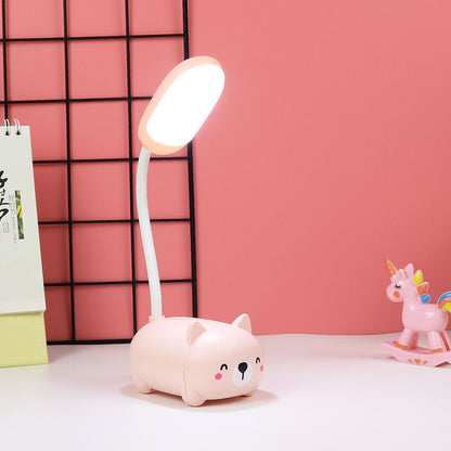 LED Cartoon Cute Pet Mangueira Night Light Dobrável Carregamento USB