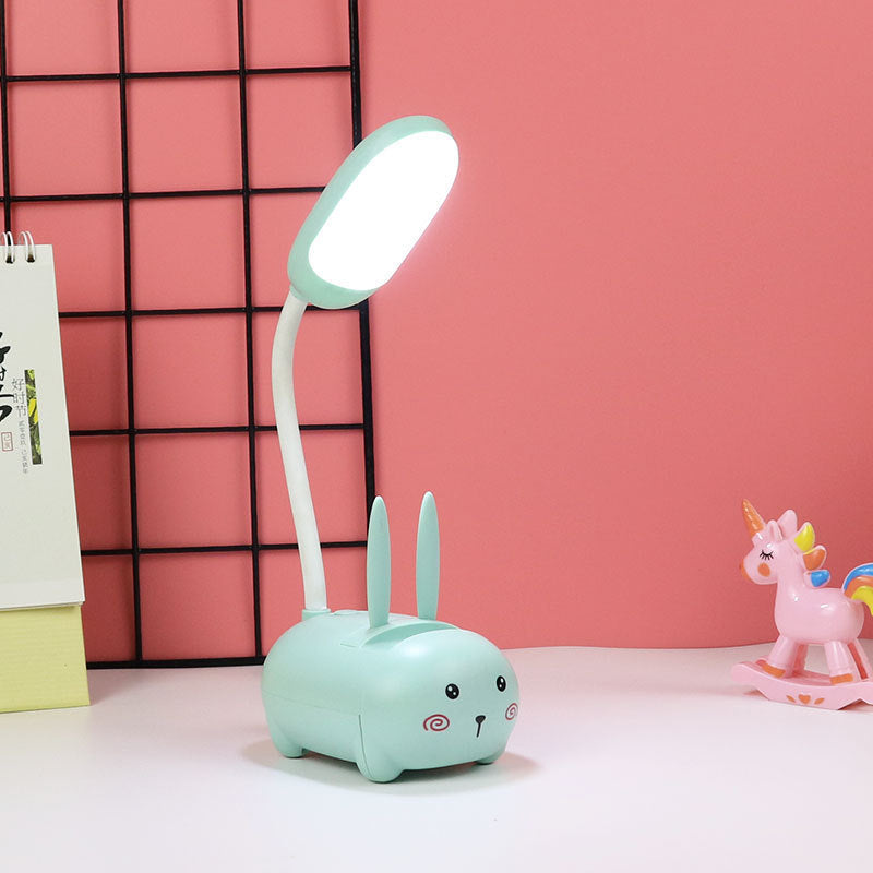 LED de dibujos animados lindo mascota manguera luz nocturna plegable carga USB