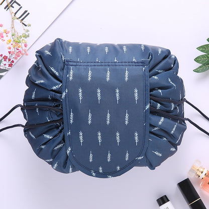 Small  Lazy Drawstring Cosmetic Bag Portable