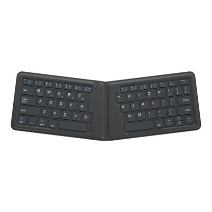 Compatible with Apple, Aerospace Folding Bluetooth Keyboard Ipad Tablet Phone Universal Office Keyboard