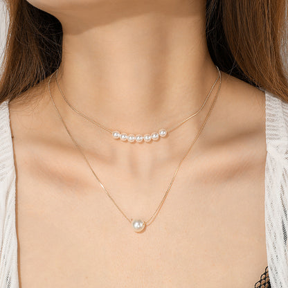 Necklaces Fashion Jewelry Double Pearl Necklace