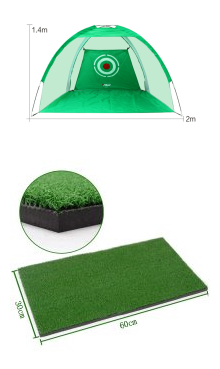 Tenda de rede para prática de golfe, gaiola para bater, jardim, pastagem, equipamento de treinamento de golfe, malha ao ar livre