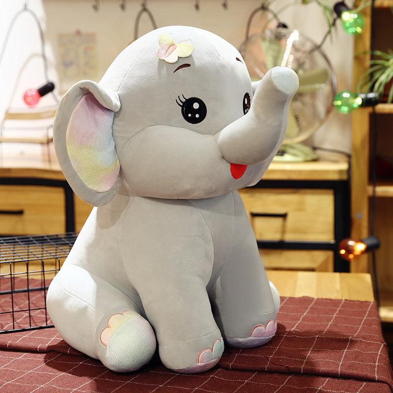 Elefante de peluche, lindo muñeco de elefante pequeño