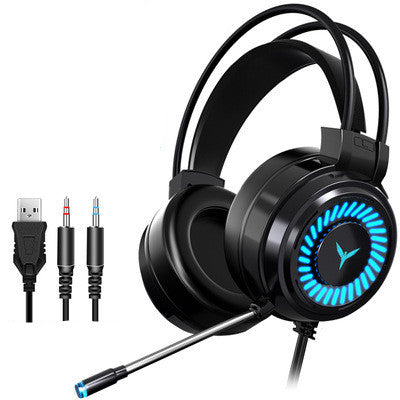 Auriculares para juegos King G60, auriculares para juegos con cable de 7,1 canales, auriculares para ordenador portátil y de escritorio para comer pollo