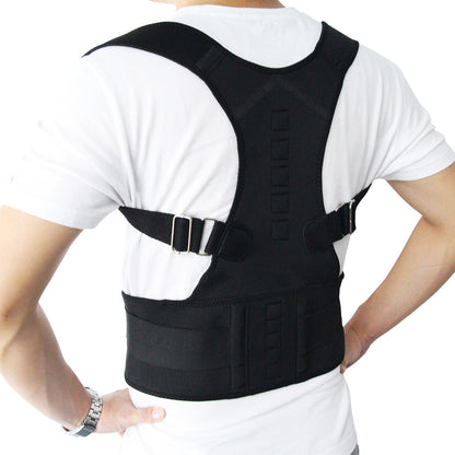 Adjustable Magnetic Posture Corrector Corset Back Body Shaper Belt Lumbar Support