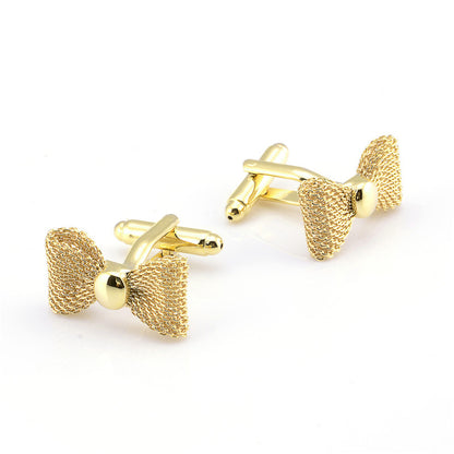 Bow Tie Flower Bow Tie Shape French Cufflinks