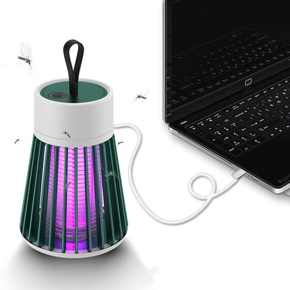 Anti mosquitos portátil elétrico assassino de mosquito lâmpada usb assassino de insetos led mosquito armadilha bug zapper repelente