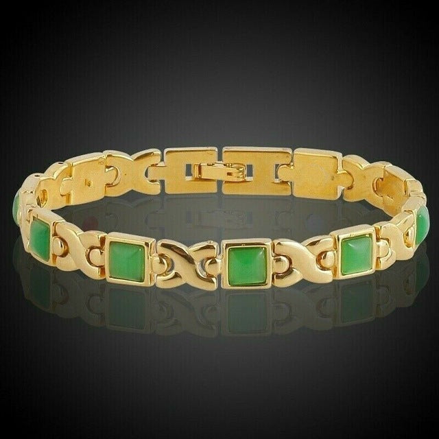 Pulseiras pulseira de ouro prateado para homens e mulheres