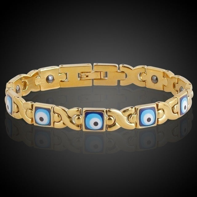 Pulseiras pulseira de ouro prateado para homens e mulheres