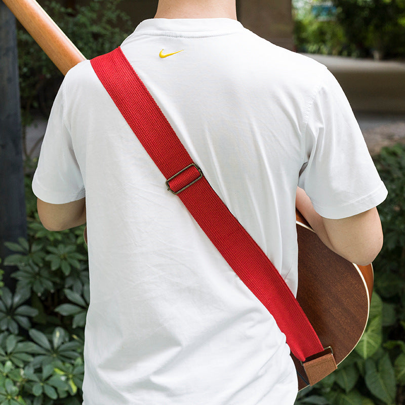 Correia de guitarra, correia de guitarra elétrica, correia de guitarra folk de madeira