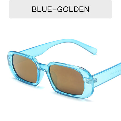 Retro Small Frame Sunglasses, Colorful Fashion Sunglasses