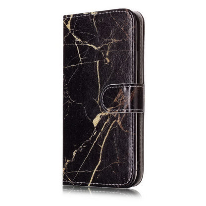 Marble Flip Wallet Case for iPhone