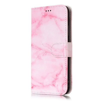 Marble Flip Wallet Case for iPhone