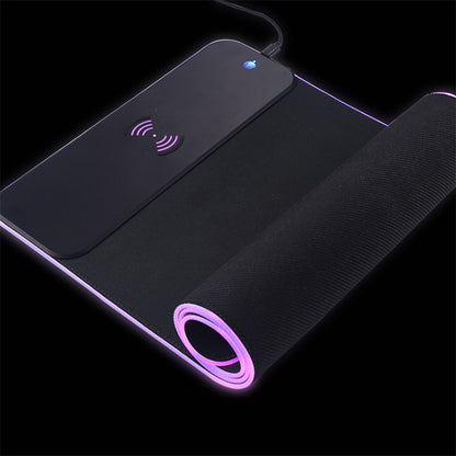 Wireless Charging Mouse Pad 10W Fast Charging Colorful Luminous Mouse Pad Super Large Gaming Mouse Pad