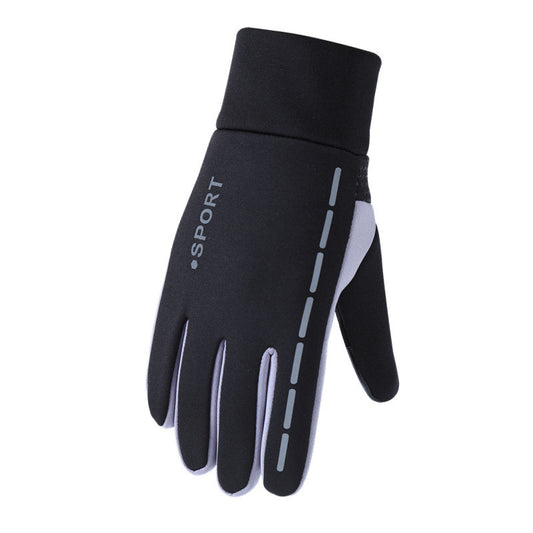 Guantes deportivos reflectantes antideslizantes Invierno Hombre