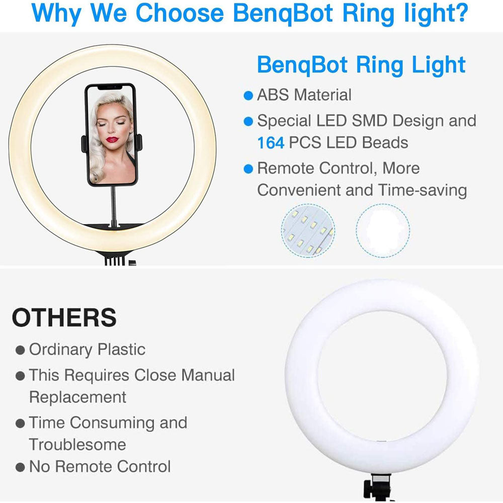 Tripod Frame Light,  Dimmable Light, Selfie Led Ring Light