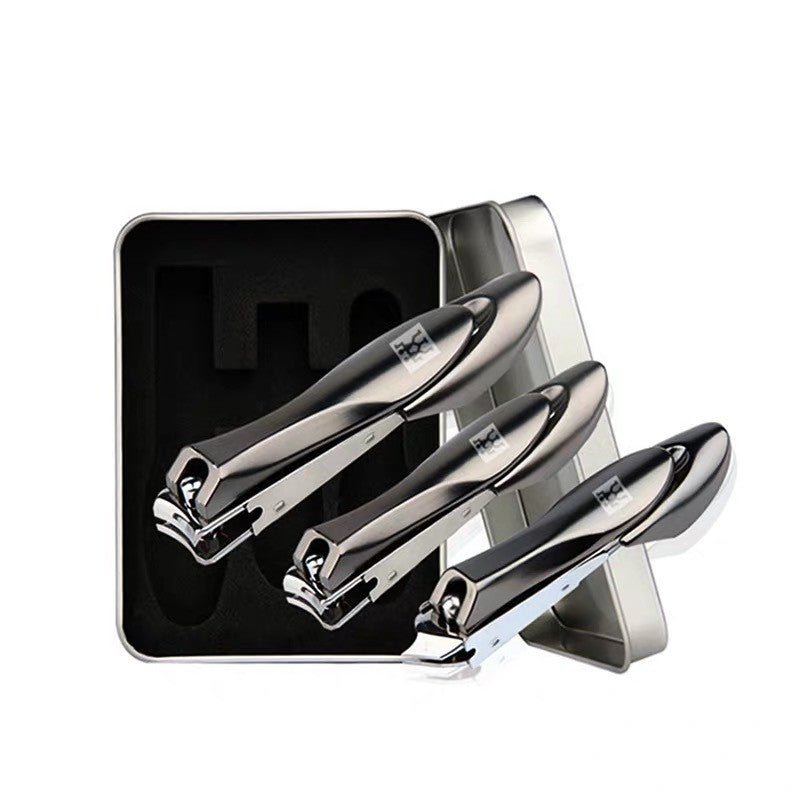 Nail Clipper Three Piece Set Household Nail Clipper Set Anti Splash Nail Clipper