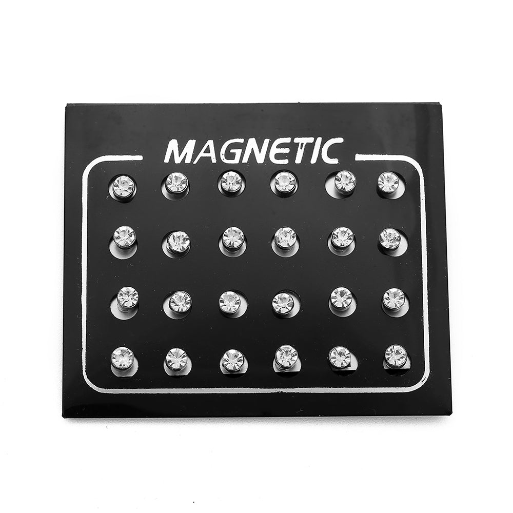 Non-Pierced Magnet Magnet Stud Earrings